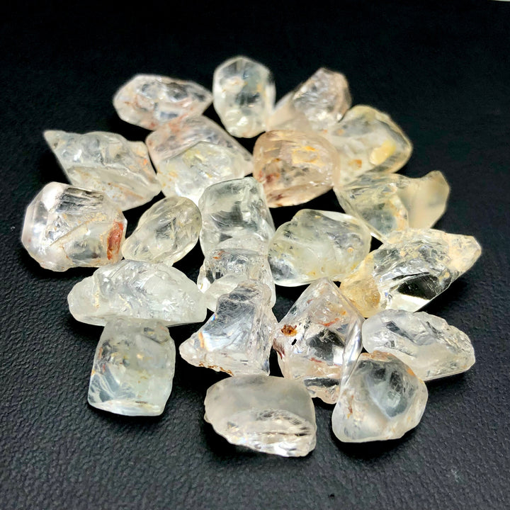 26.13 Grams Facet Rough Precious White Brownish Topaz