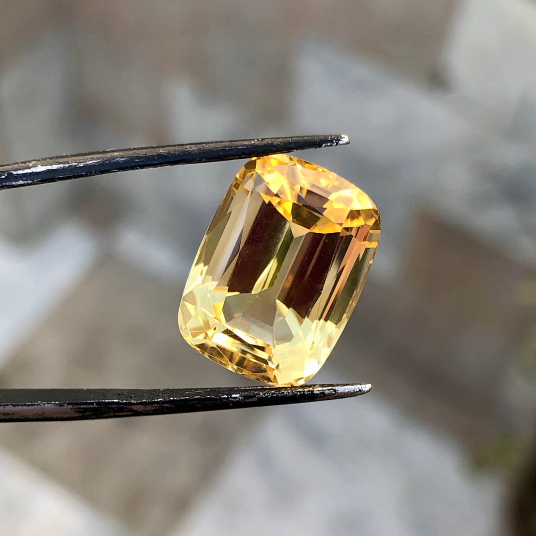 12.10 Carats Faceted Citrine - Noble Gemstones®