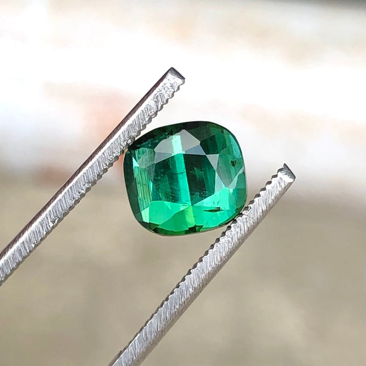 2.20 Carats Faceted Semi-Precious Green Tourmaline