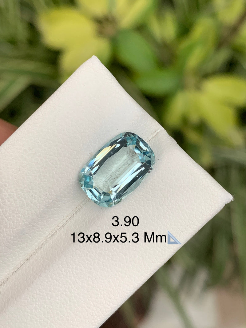 3.90 Carats Faceted Aquamarine - Noble Gemstones®