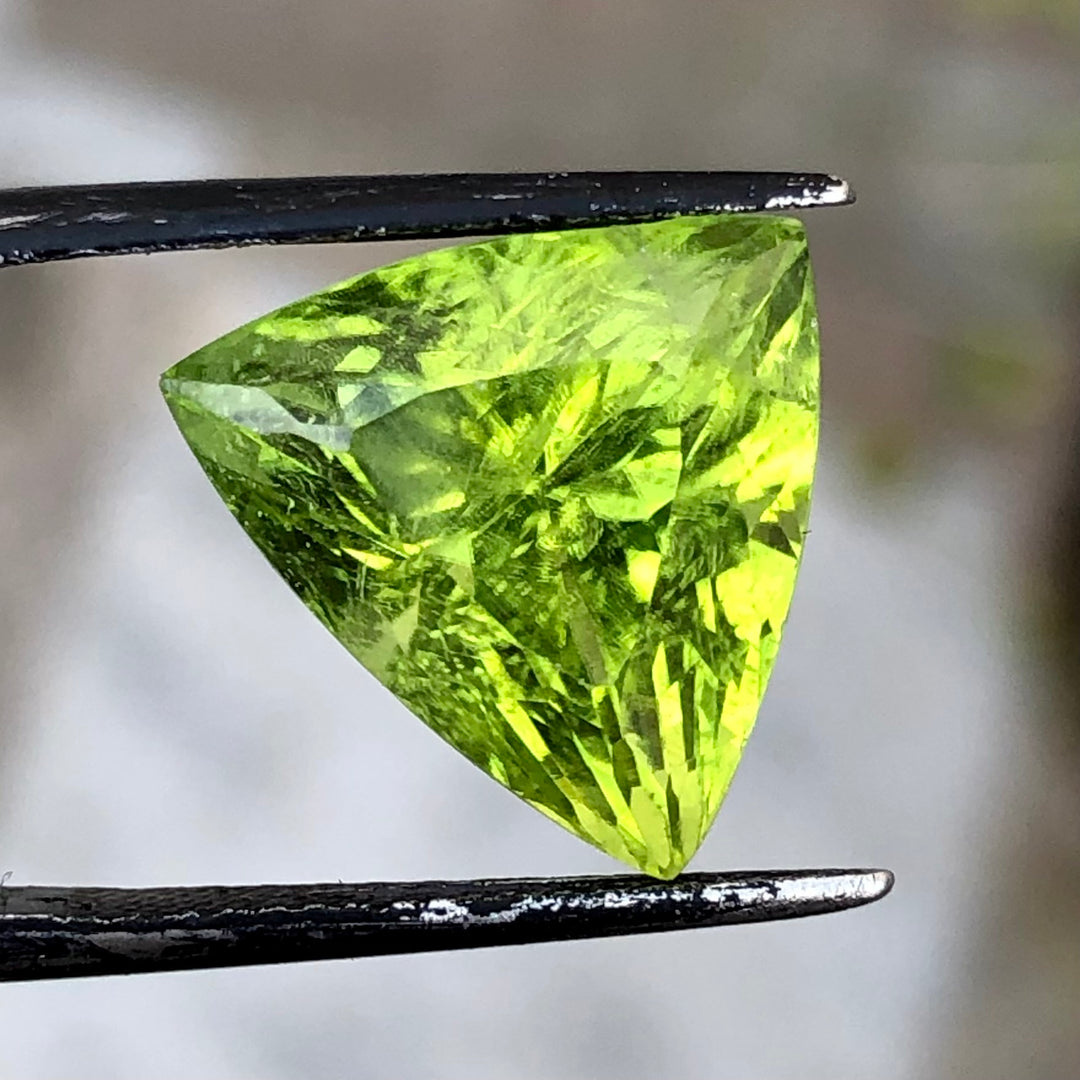 12.55 Carats Faceted Peridot - Noble Gemstones®