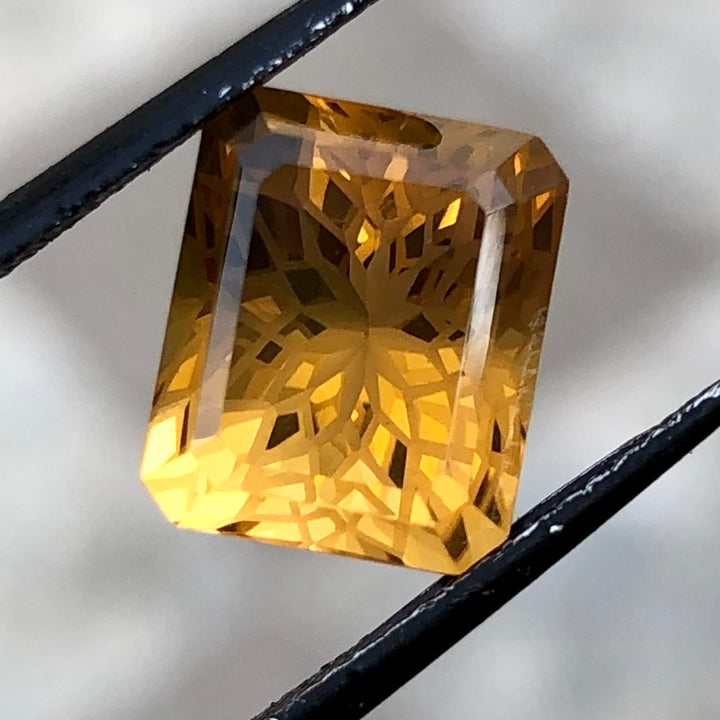 6.40 Carats Faceted Honey Citrine - Noble Gemstones®