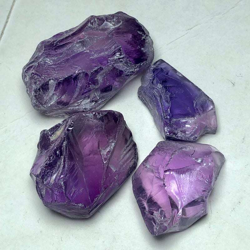 53.55 Carats Facet Rough Amethyst - Noble Gemstones®