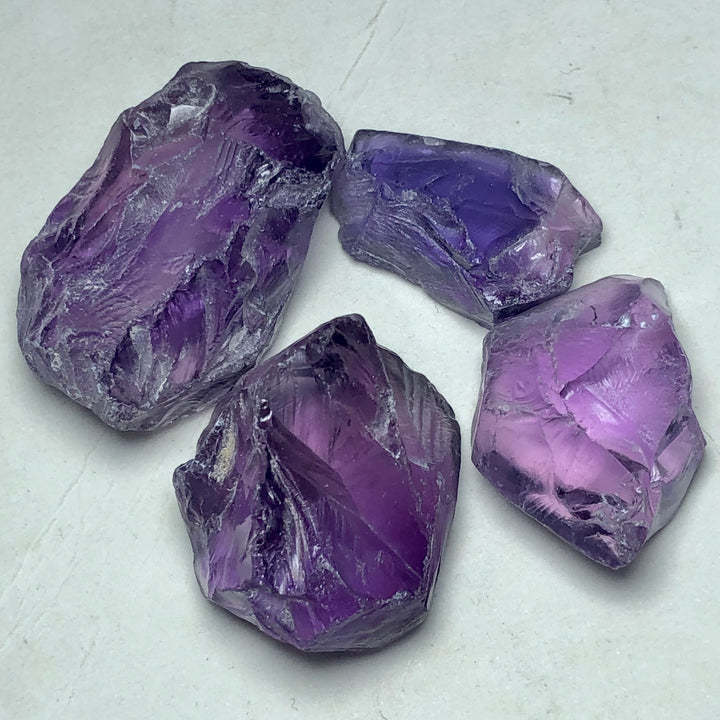 53.55 Carats Facet Rough Amethyst - Noble Gemstones®