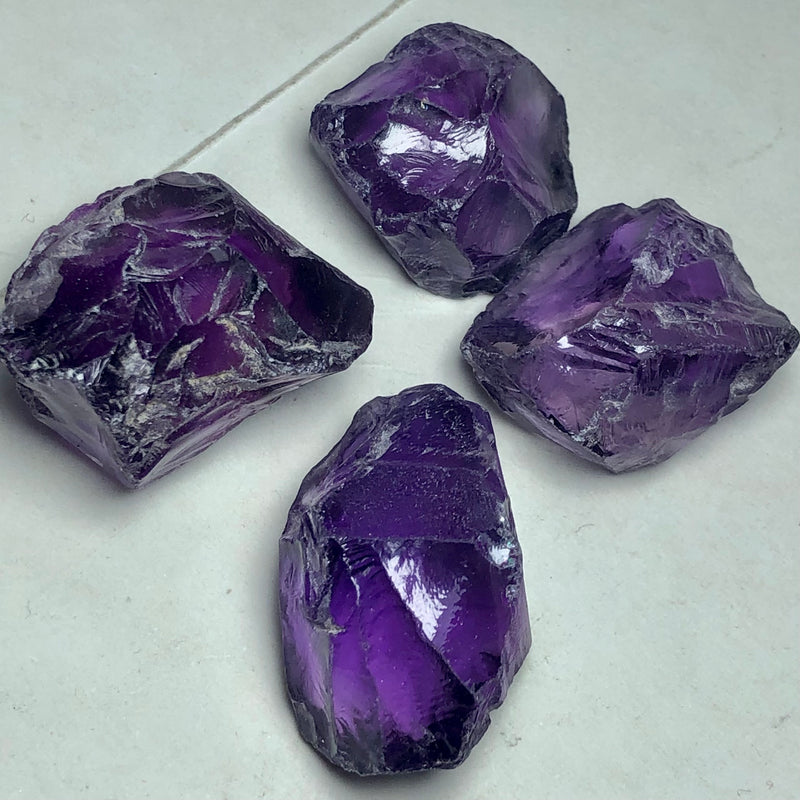 61 Grams Facet Rough Amethyst - Noble Gemstones®