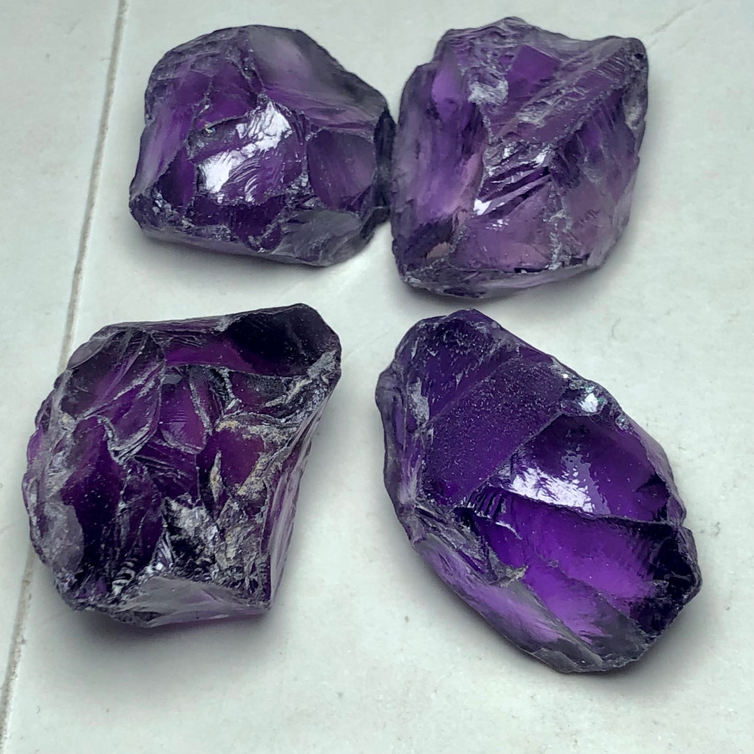 61 Grams Facet Rough Amethyst - Noble Gemstones®