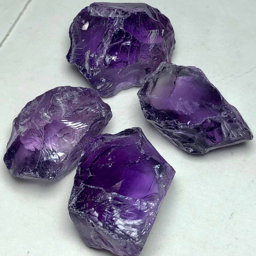 53.77 Grams Facet Rough Amethyst - Noble Gemstones®