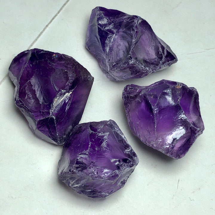 66.13 Grams Facet Rough Amethyst - Noble Gemstones®