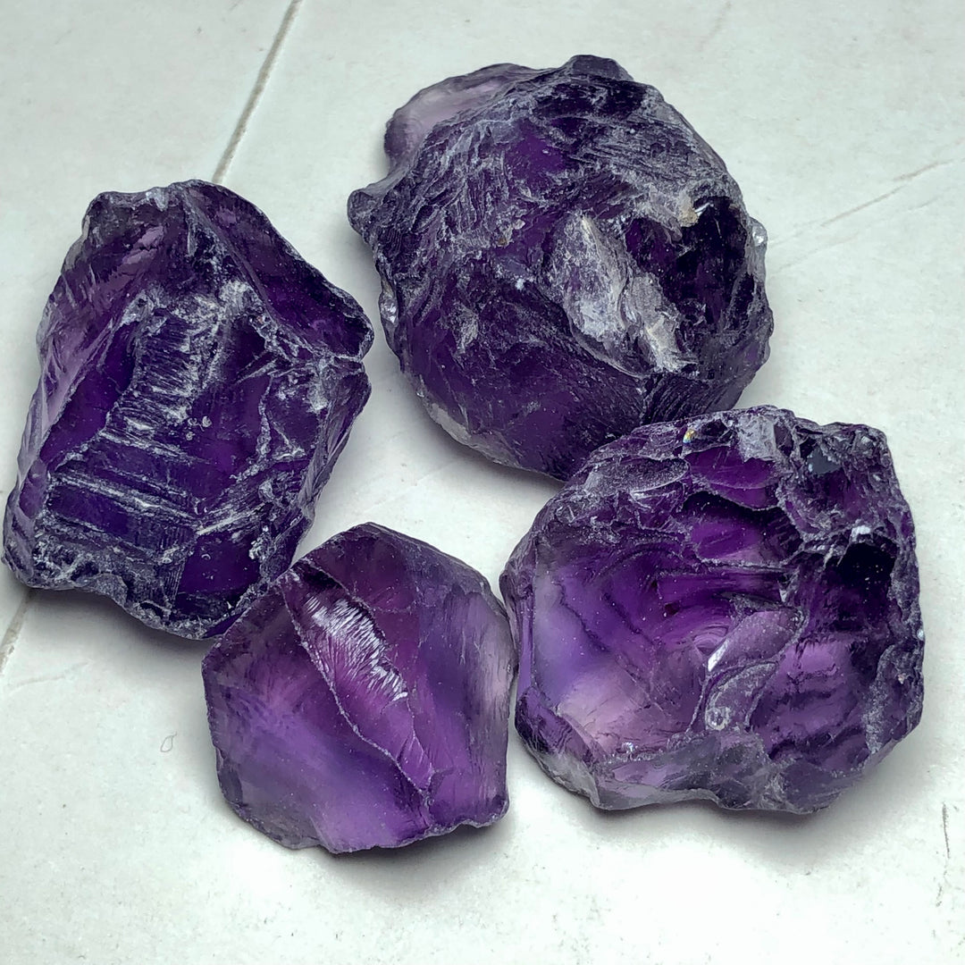 72.14 Grams Facet Rough Amethyst - Noble Gemstones®