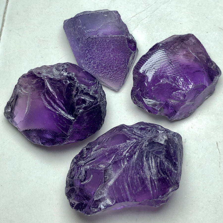 49 Grams Facet Rough Amethyst - Noble Gemstones®