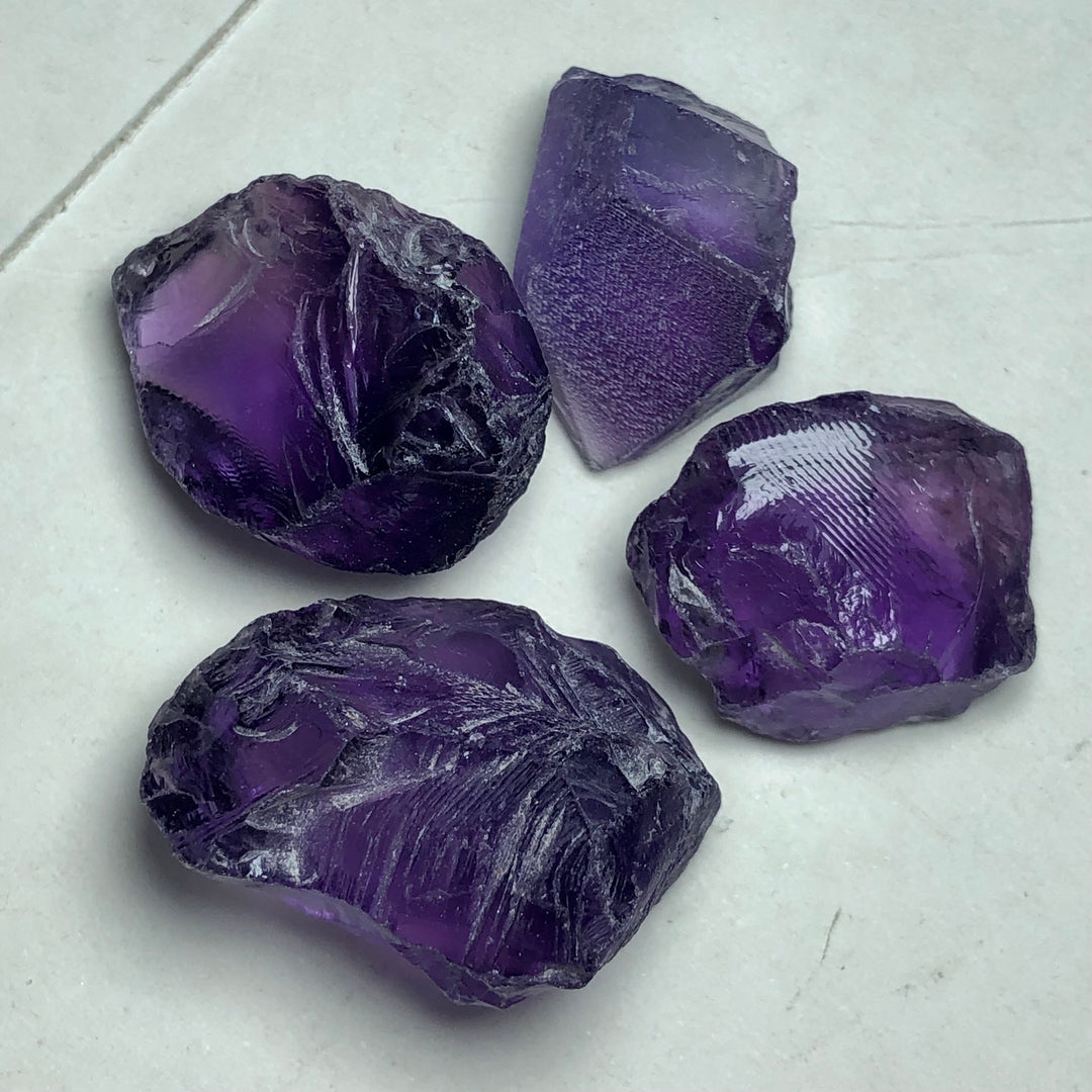 49 Grams Facet Rough Amethyst - Noble Gemstones®