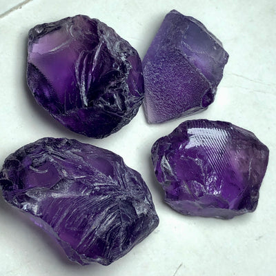 49 Grams Facet Rough Amethyst - Noble Gemstones®