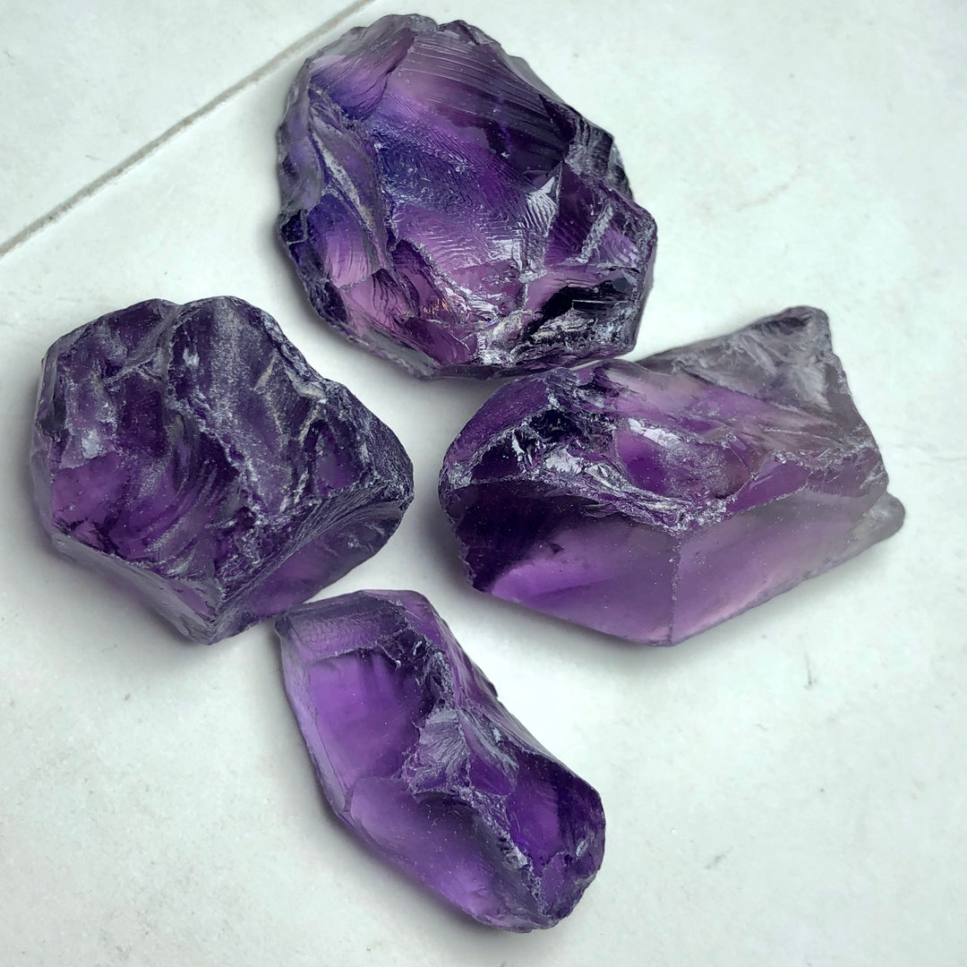 66.15 Grams Facet Rough Amethyst - Noble Gemstones®