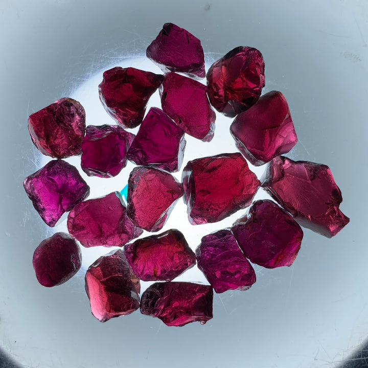 30 Grams Raw Pink Rhodolite Garnet