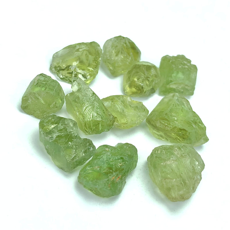 7.49 Grams Facet Rough Green Afghanistan Tourmalines