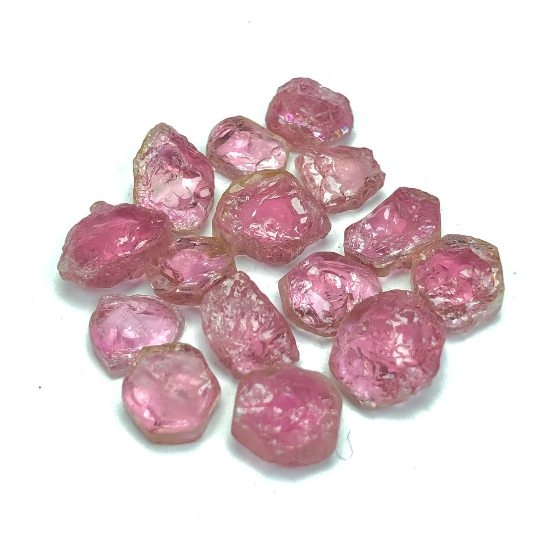 5.09 Grams Facet Rough Pinkish Afghan Tourmalines