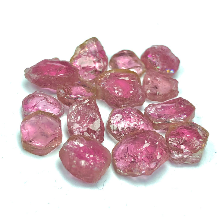 5.09 Grams Facet Rough Pinkish Afghan Tourmalines