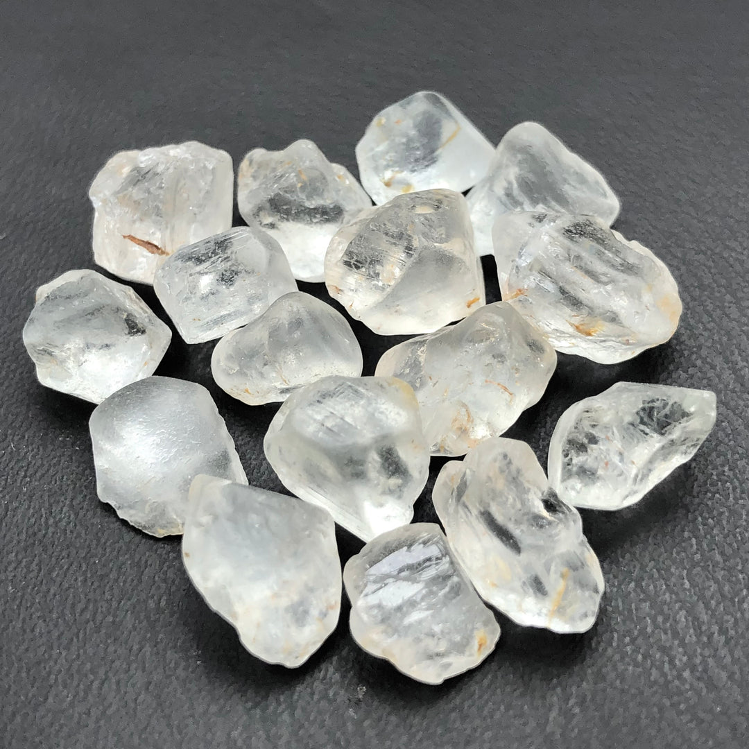 18 Grams Facet Rough White Precious Topaz