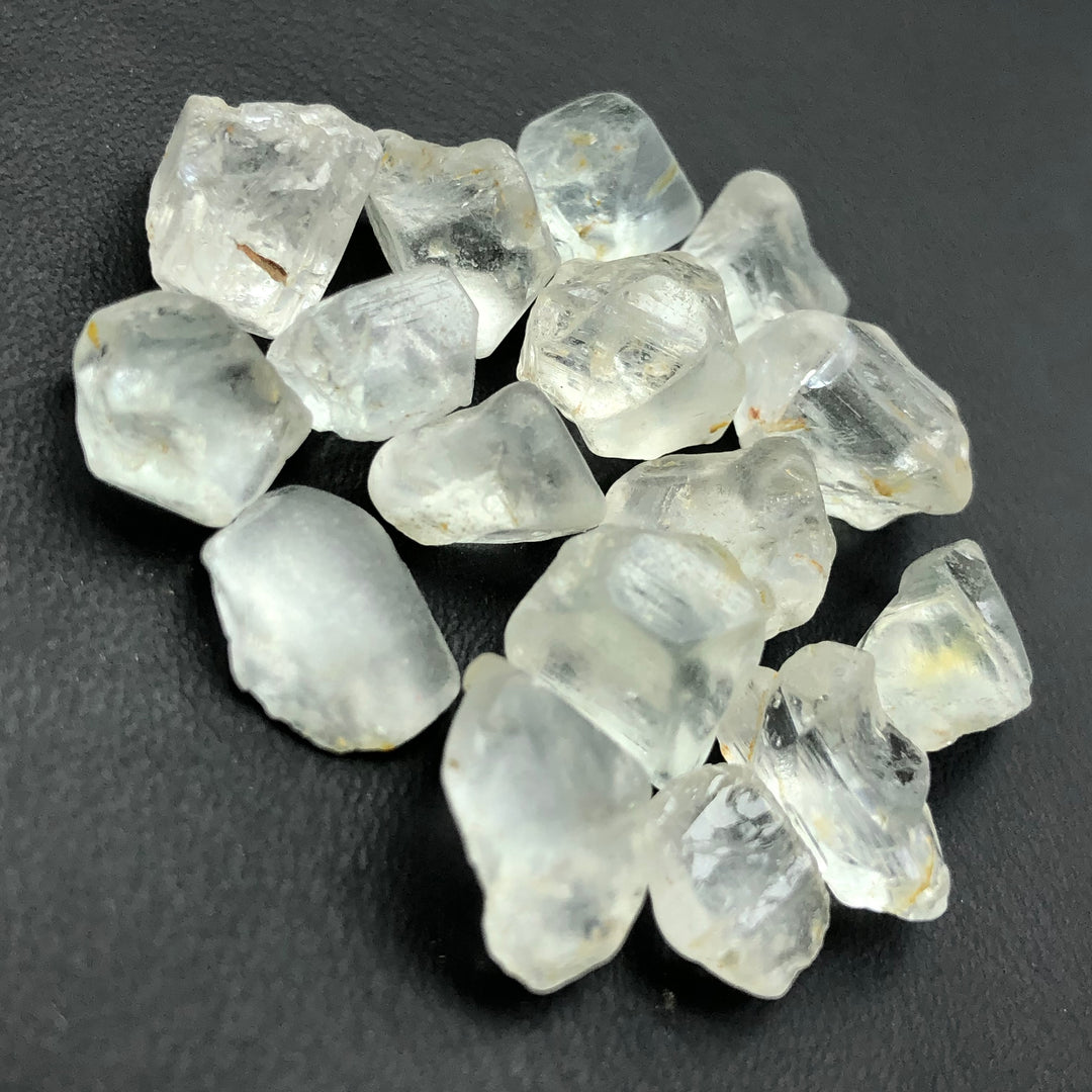 18 Grams Facet Rough White Precious Topaz