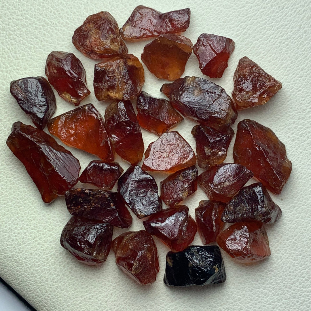 41.63 Grams Facet Rough Orange Hessonite Garnet