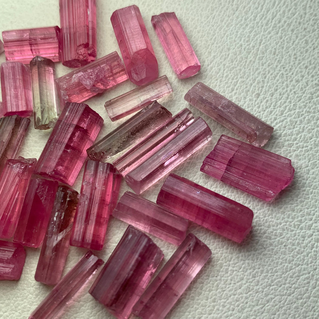 18.93 Grams Rough Tourmaline Crystals For Wire Wrapping