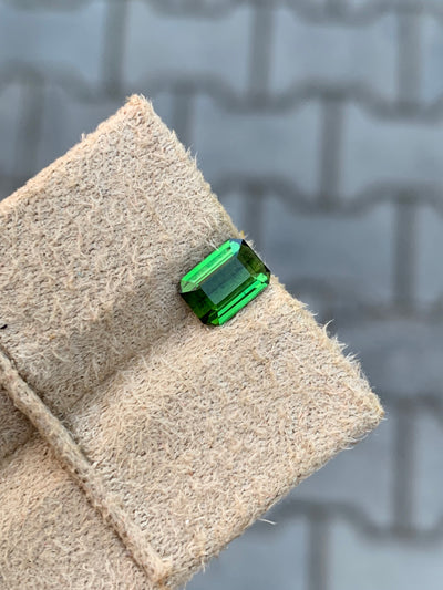 0.95 Carats Faceted Green Tourmaline