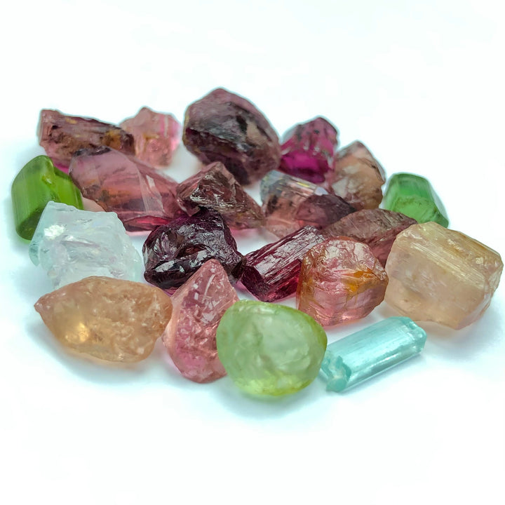 12.29 Grams Facet Rough Mix Precious Tourmaline Gemstones