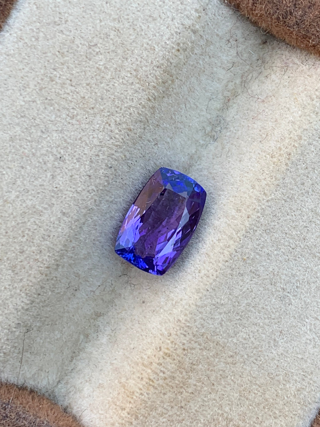 1.45 Carats Faceted Blue Tanzanite