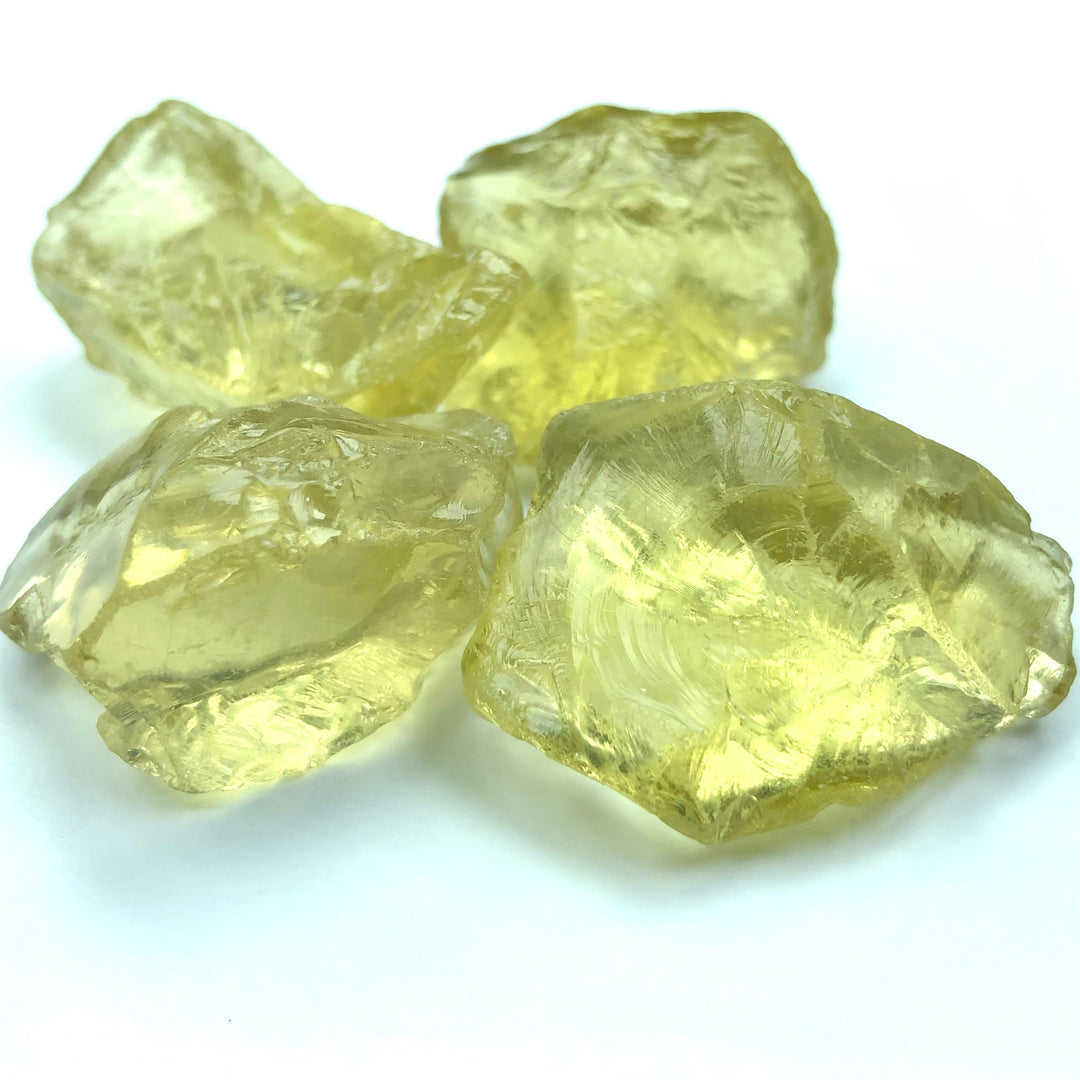 61.37 Grams Facet Rough Precious Lemon Quartz For Sale