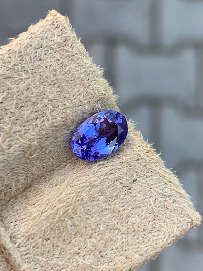 1.20 Carats Faceted Blue Tanzanite