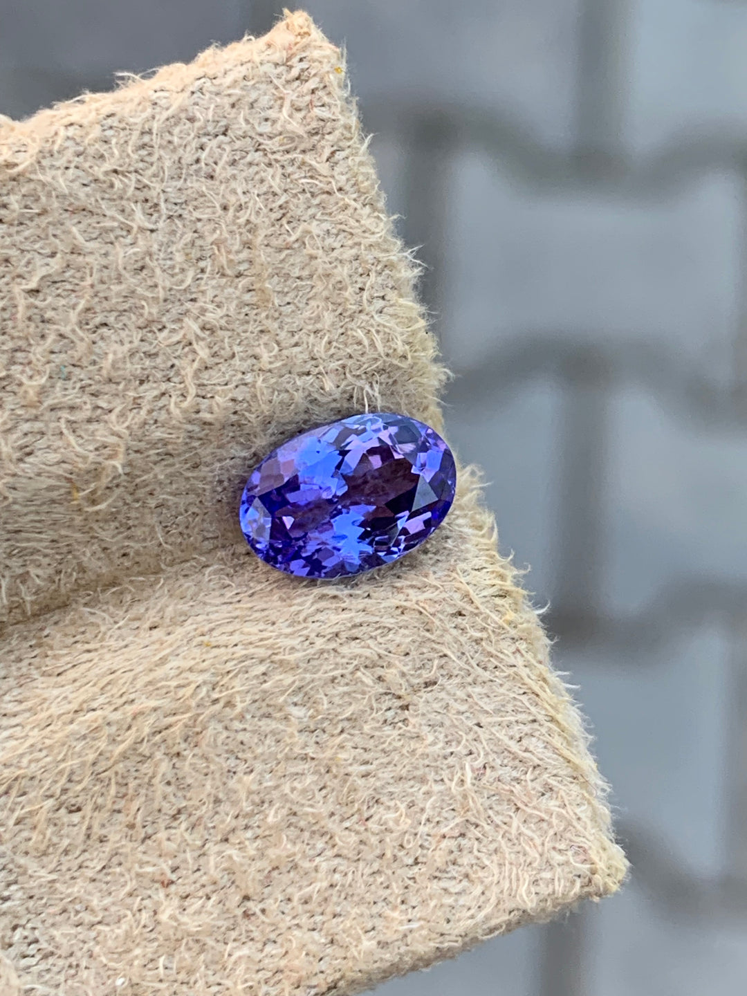 1.20 Carats Faceted Blue Tanzanite