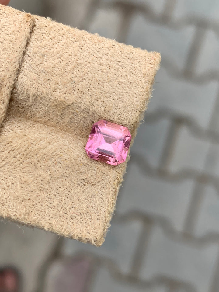 1.65 Carats Faceted Light Pink Tourmaline