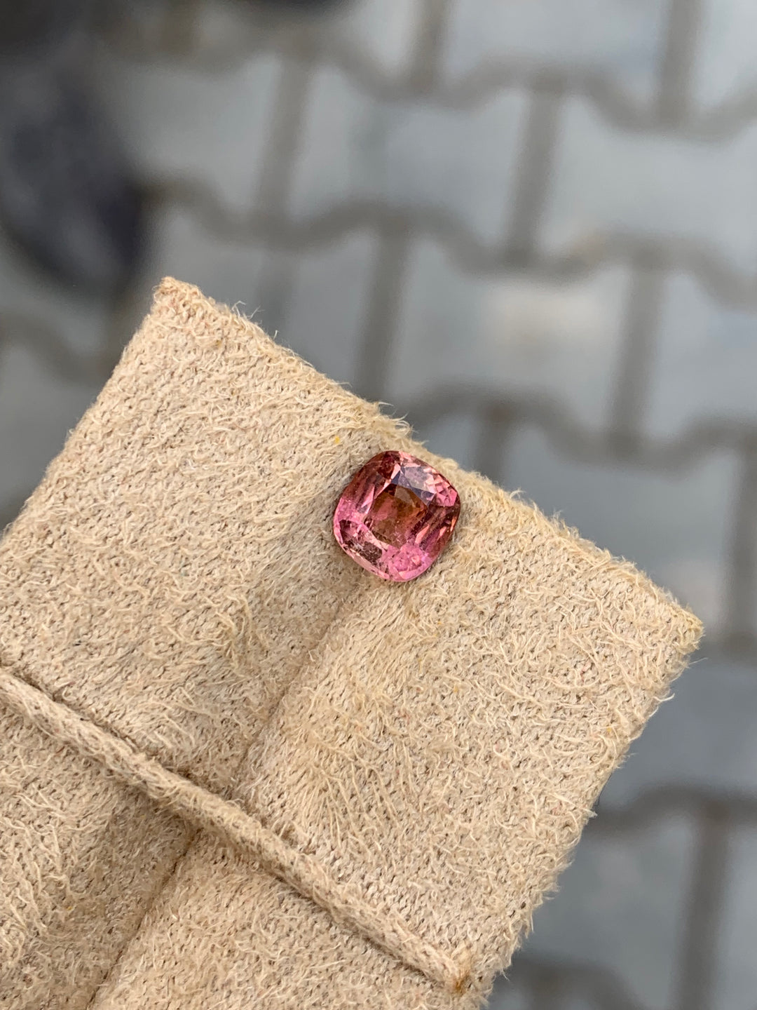 1.15 Carats Faceted Hot Pink Tourmaline