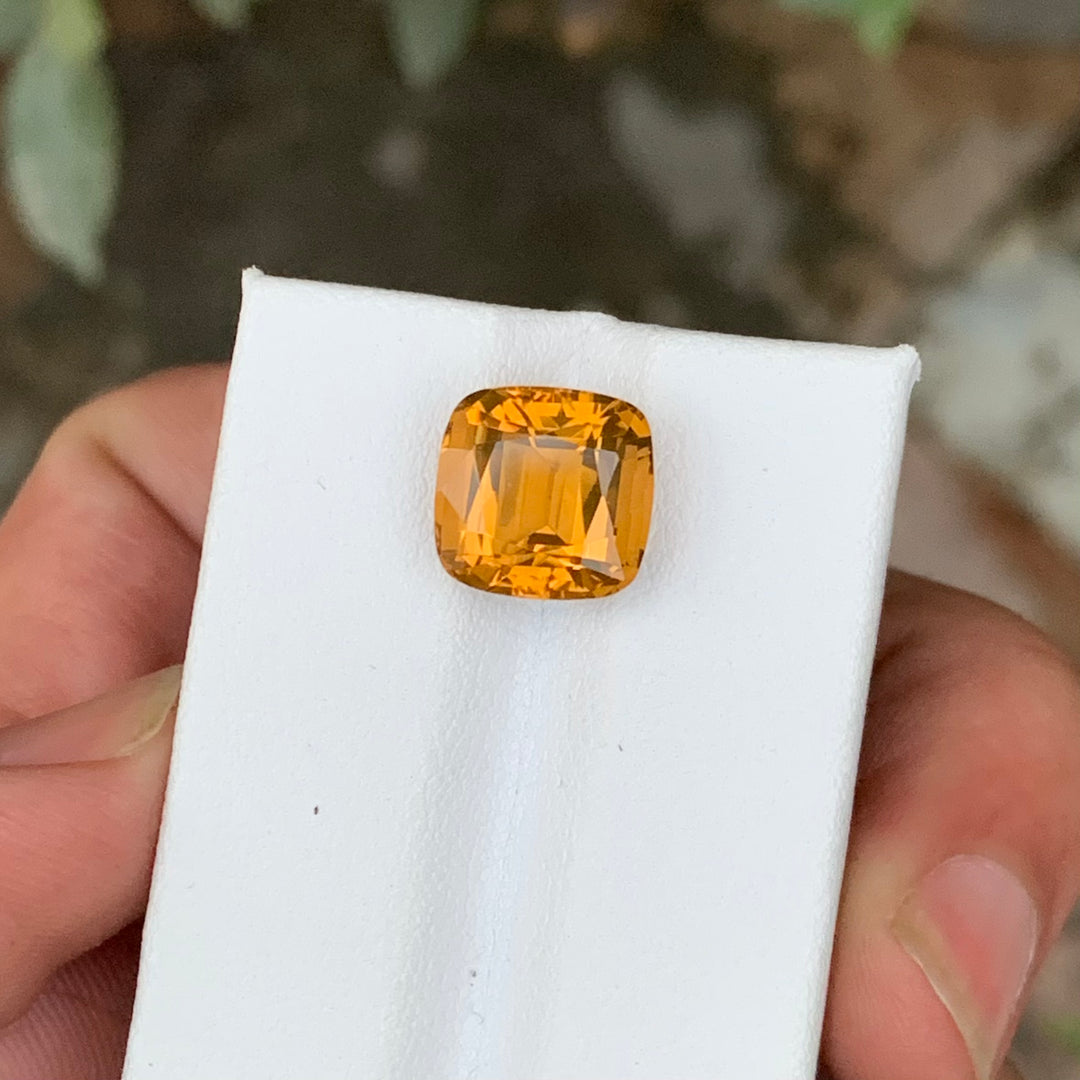 5.30 Carats Golden Brown Faceted Citrine - Noble Gemstones®