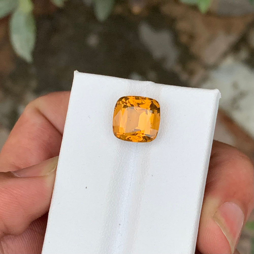 5.30 Carats Golden Brown Faceted Citrine - Noble Gemstones®