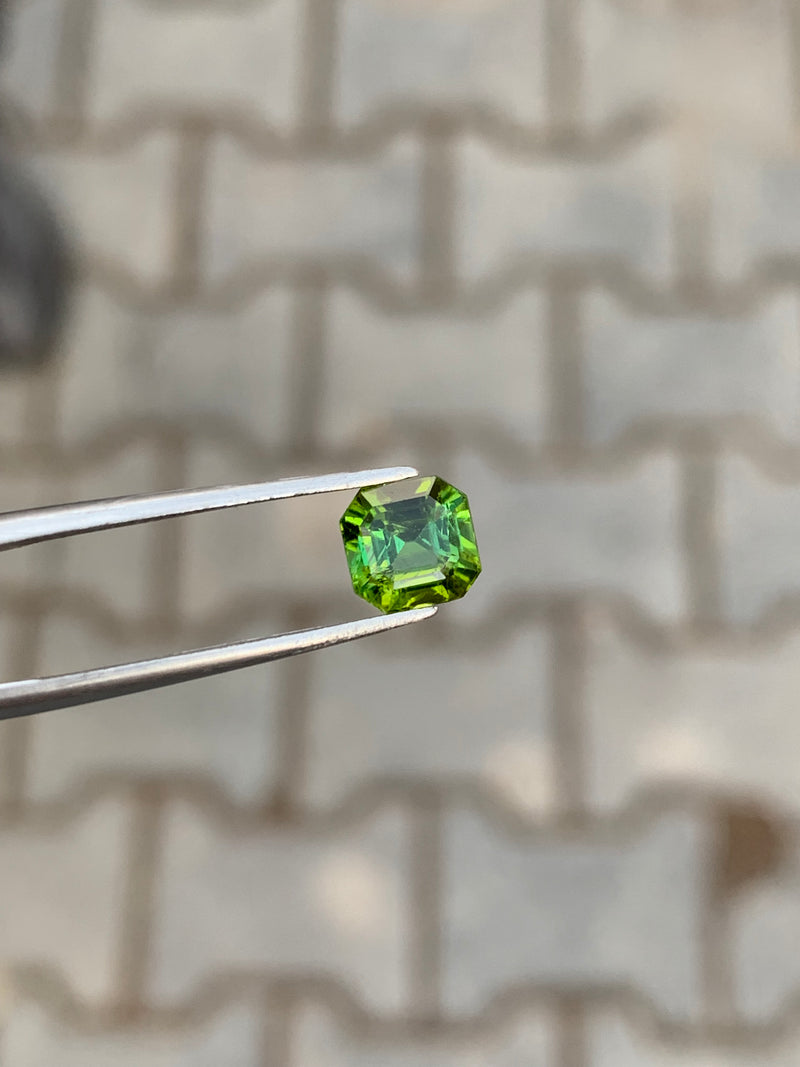 1.40 Carats Faceted Greenish Blue Tourmaline