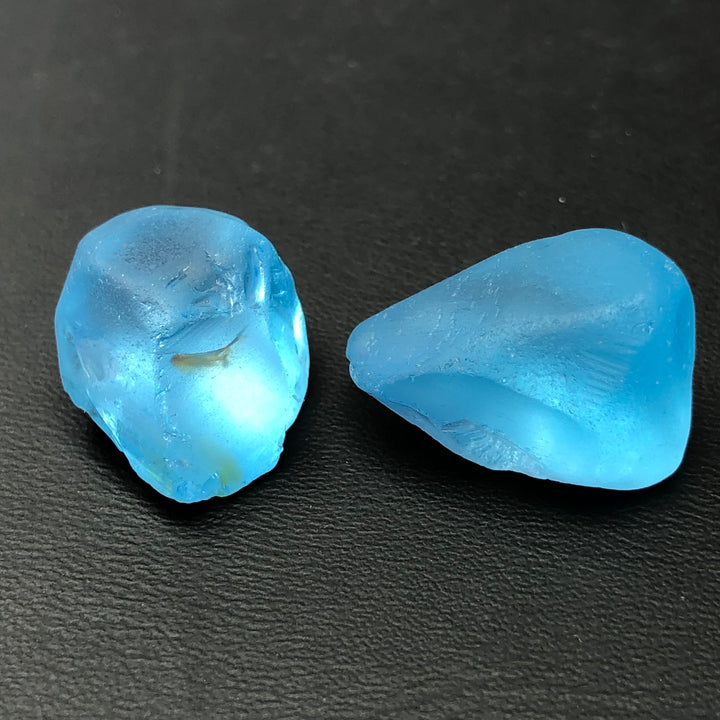 18.47 Grams Facet Rough African Blue Topaz