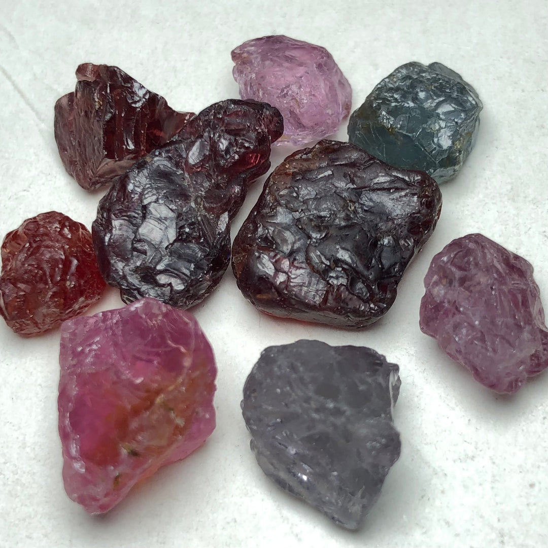 42.45 Carats Facet Rough Spinel - Noble Gemstones®