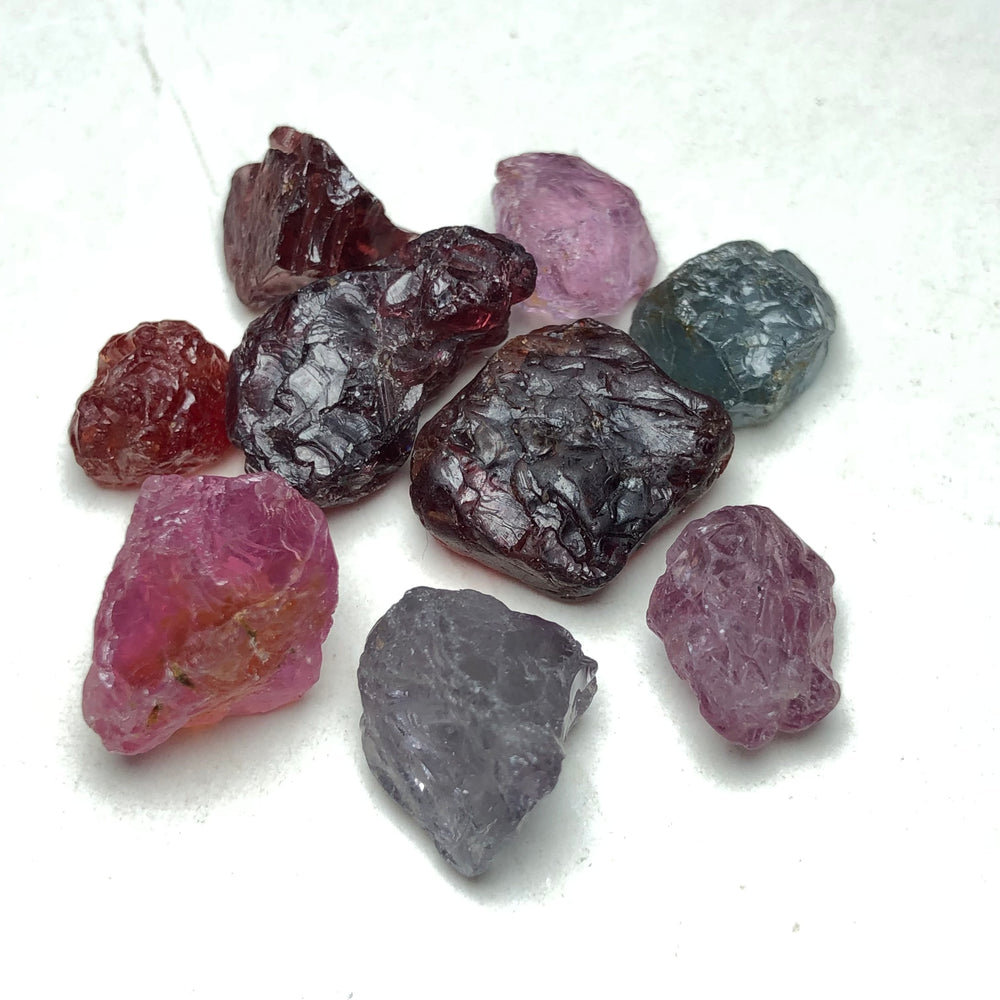 42.45 Carats Facet Rough Spinel - Noble Gemstones®