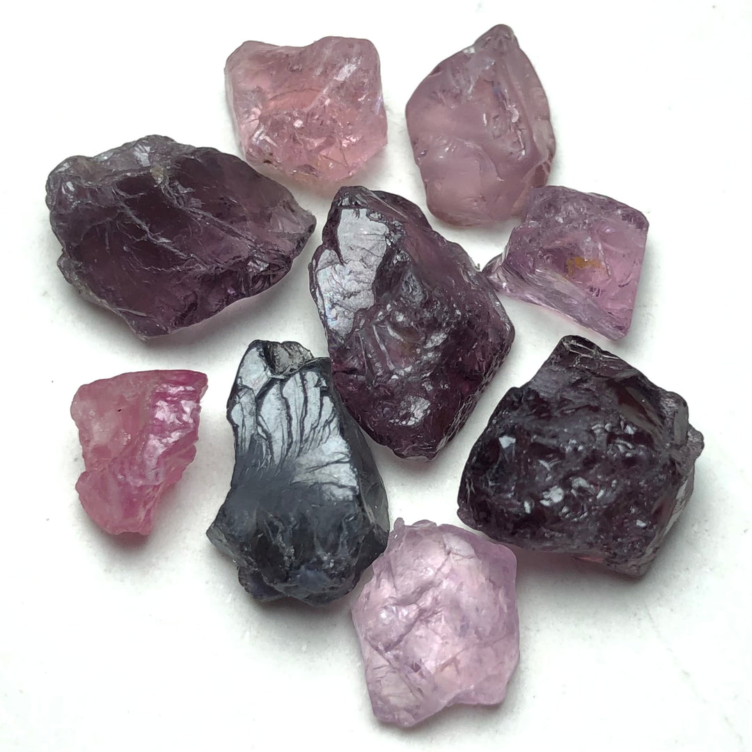 38.35 Carats Facet Rough Spinel - Noble Gemstones®