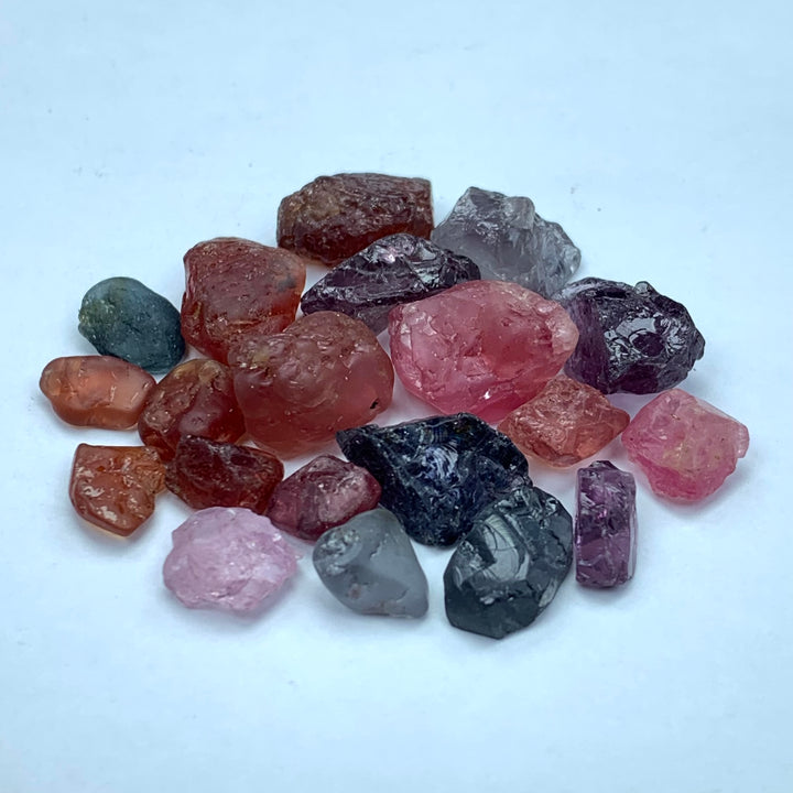 16.15 Grams Mix Colors Facet Rough Spinel