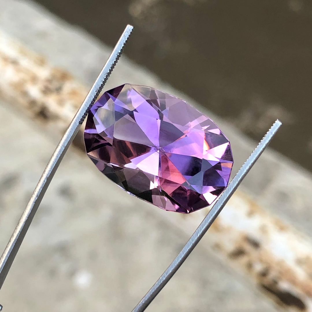 28.05 Carats Natural Faceted Brazilian Amethyst Gemstone