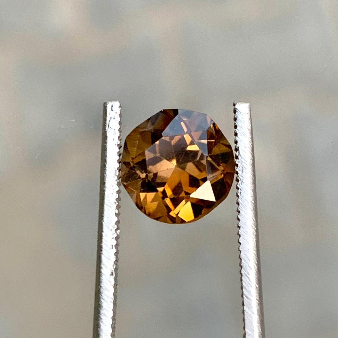 2 Carats Faceted African Brown Tourmaline