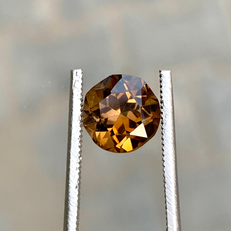 2 Carats Faceted African Brown Tourmaline