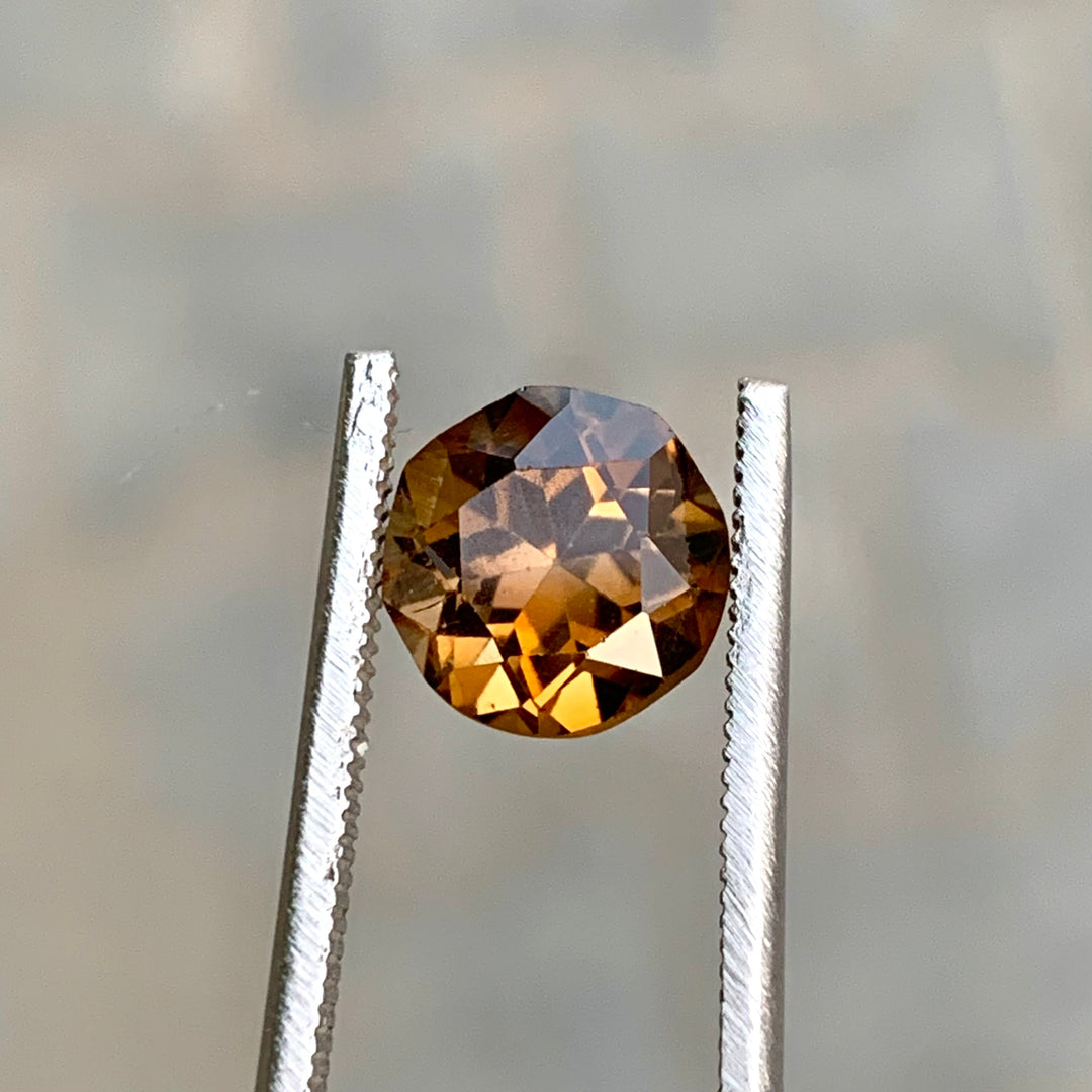 2 Carats Faceted African Brown Tourmaline