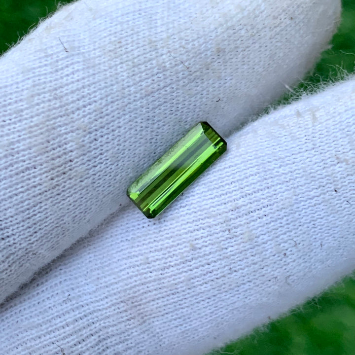 1.75 Carats Faceted Green Tourmaline