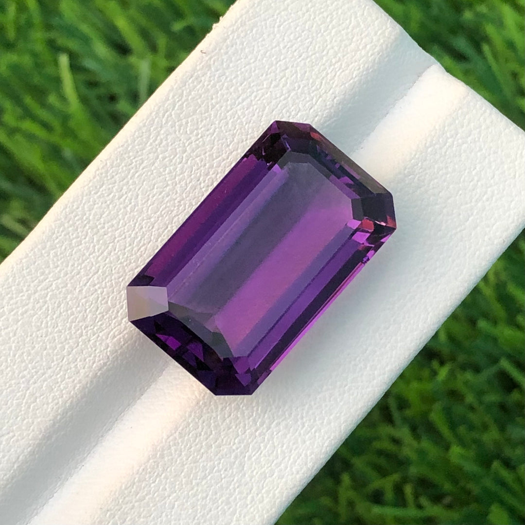 25.15 Carats Genuine Brazilian Faceted Amethyst - Noble Gemstones®