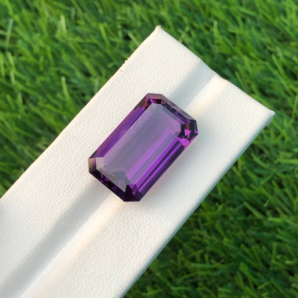 25.15 Carats Genuine Brazilian Faceted Amethyst - Noble Gemstones®