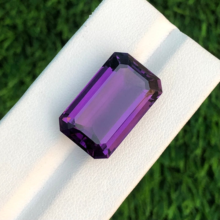 25.15 Carats Genuine Brazilian Faceted Amethyst - Noble Gemstones®