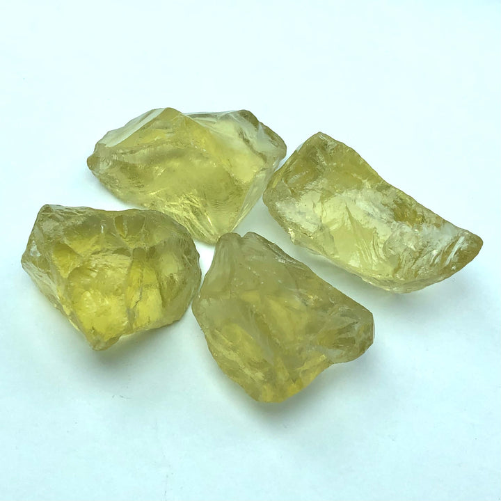 61.37 Grams Facet Rough Precious Lemon Quartz For Sale